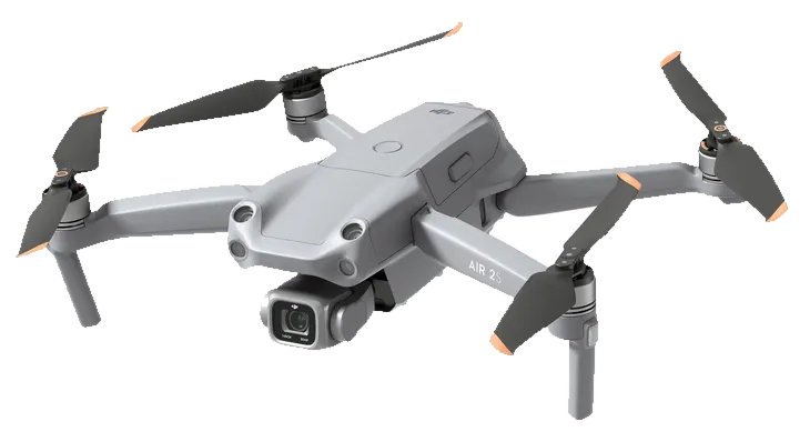 DJI Mavic Air 2S drone used for high-resolution photos and 5.4K aerial video